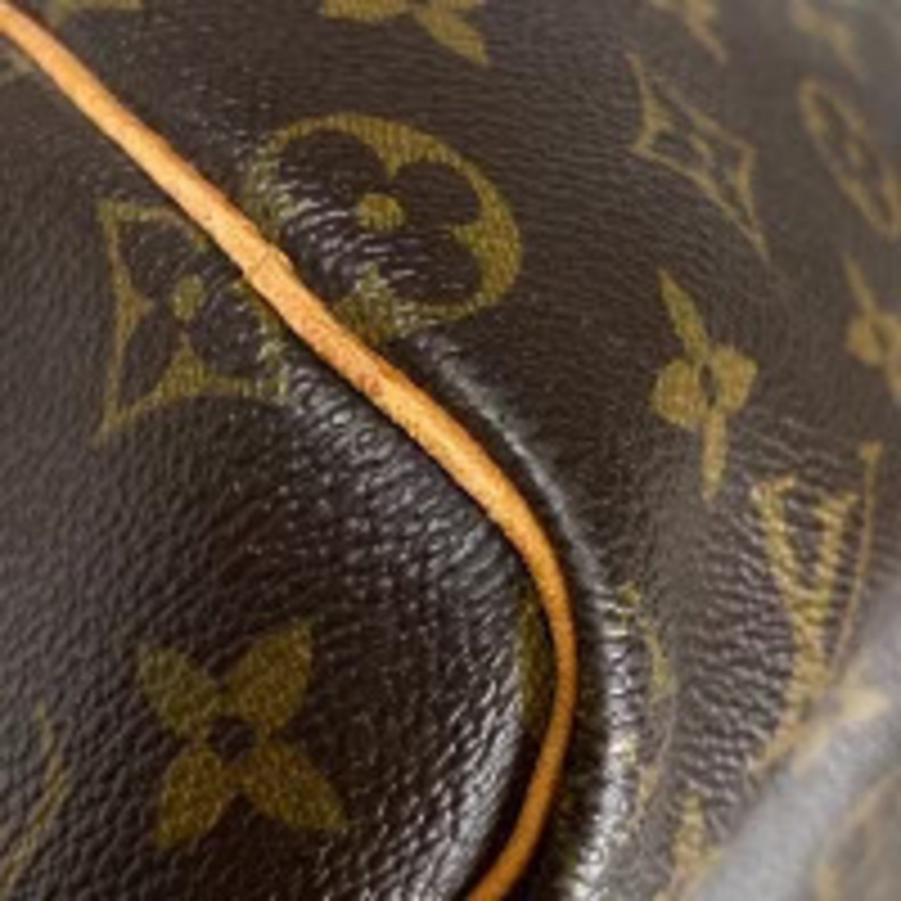Louis Vuitton Keepall Bandoulire Travel Business Trip Boston Bag Monogram Brown - Picture 3 of 6